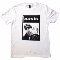 Oasis Noel And Liam Boxed Photo T Shirt - XL, White