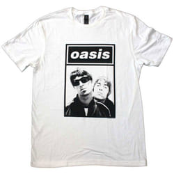 Oasis Noel And Liam Boxed Photo T Shirt - XXL, White