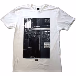 Oasis London Bus Photo T Shirt - XXL, White