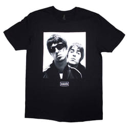 Oasis Noel & Liam Square Photo T Shirt - XL, Black