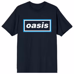 Oasis Maine Road Event Logo T Shirt - M, Navy