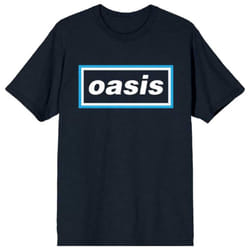 Oasis Maine Road Event Logo T Shirt - M, Navy