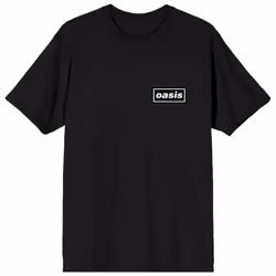 Oasis Some Might Say Lyrics T Shirt - S, Black