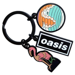 Oasis Band Logo Charms Keyring Keychain