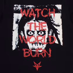 Falling In Reverse World Burn T Shirt - M, Black