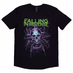 Falling In Reverse Spider Band Logo T Shirt - XXL, Black