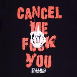 Falling In Reverse Cancel Me T Shirt - M, Black
