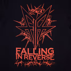 Falling In Reverse Thorns Band Logo T Shirt - M, Black