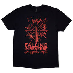 Falling In Reverse Thorns Band Logo T Shirt - XL, Black