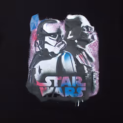 Star Wars Vader And Trooper Neon T Shirt - L, Black