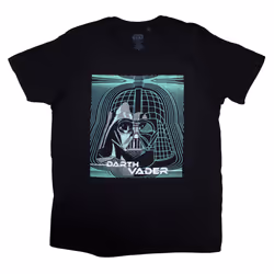 Star Wars Vader Grid Mask T Shirt - L, Black
