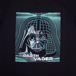 Star Wars Vader Grid Mask T Shirt - L, Black