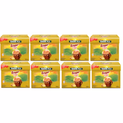 Tata Tea Quick Chai 220g - Blend Of Tea Leaves - Ginger, Pack of 8