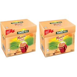 Tata Tea Quick Chai 220g - Blend Of Tea Leaves - Masala, Pack of 2