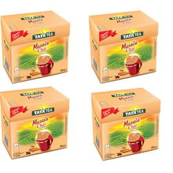Tata Tea Quick Chai 220g - Blend Of Tea Leaves - Masala, Pack of 4