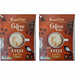 Royal Coffee Karak Sweetened (200g)-Instant Premix - Pack of 2