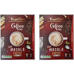 Royal Coffee Masala Unsweetened 140g - Instant Mix - Pack of 2