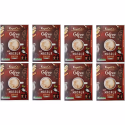Royal Coffee Masala Unsweetened 140g - Instant Mix - Pack of 8