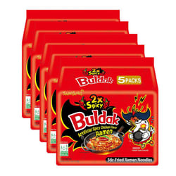 Samyang 2X Spicy Noodle (140 x 5)Gram-Korean Ramen - Pack of 5