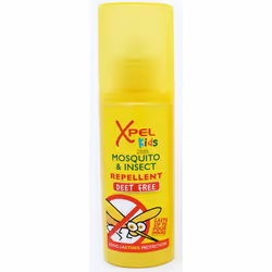 Xpel Kids Mosquito & Insect Repellent 70ml (DEET FREE) Pump Spray (Pack of 6)