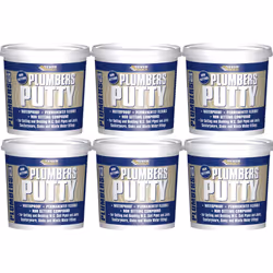 Everbuild 113 Plumbers Putty, Beige, 750 g    PLUMB7   (Pack of 6)