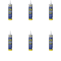 Everbuild Everflex AC95 Intumescent Sealant & Adhesive White 900ml(2413)        AC95900 (Pack of 6)