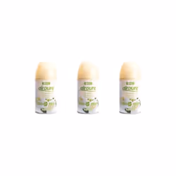 AIRPURE AIR FRESH AUTO REFILL JASMINE 250ML (Pack of 3)