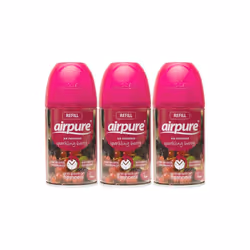 Airpure Air-O-Matic Air Freshener Refill, 250ml Sparkling Berry (Pack of 3)