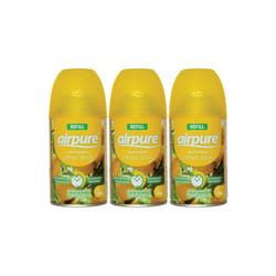 AIRPURE Air-O-Matic Air Freshener Refill, 250ml Citrus ZING (Pack of 3)