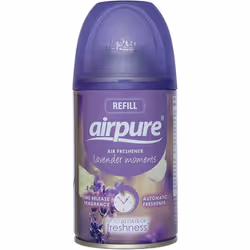 AIRPURE Air-O-Matic Air Freshener Refill, 250ml Lavender Moments (Pack of 3)