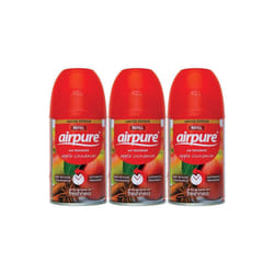 Airpure Apple Cinnamon Refill Automatic Air Freshener 250ml - Pack of 3