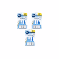 Ambi Pur Febreze 3Volution Air Freshener Plug-In Refill, Cotton Fresh, 20ml (Pack of 3)