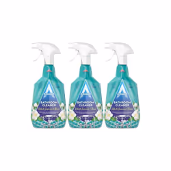 Astonish Bathroom Cleaner Spray White Jasmine & Basil 750ml (Pack of 3)
