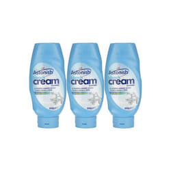 Astonish Bleach Cream Cleaner - Powerful Cleaning Action 550ML (Pack of 3)