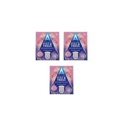 Astonish Toilet Bowl Fizz & Fresh Tabs Pink Peony Fresh, 8 Tablets (Pack of 3)