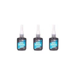 Bond It A43 Threadlock 50ml Blue BIA4350 (Pack of 3)