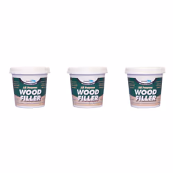Bond It All Purpose Wood Filler White, 250ml BDWF1WH (Pack of 3)