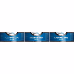Bond It Flashing Tape 75mm x 10Metres Black BDF002 (Pack of 3)