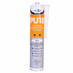 Bond It PU18 High Strength Polyurethane Adhesive & Sealant, White (Pack of 3)
