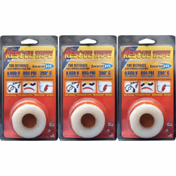 Bond It Silicone Rescue Tape White 25mm x 3.66m  BDRTWH (Pack of 3)