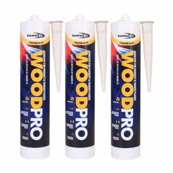 Bond It Wood Pro Adhesive Buff for Parquet and Timber Floors, Tan 300ml     BDWPROBF (Pack of 3)