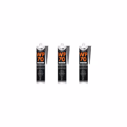 Bond it WP70 Oxime Silicone Anthracite EU3 310ml (Pack of 3)
