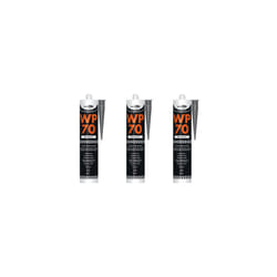 Bond it WP70 Oxime Silicone Anthracite EU3 310ml (Pack of 3)