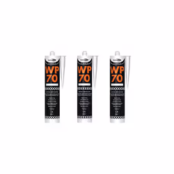 Bond It WP70 Silicone Sealant Low Modulus Neutral Cure Brown   WP70BR (Pack of 3)