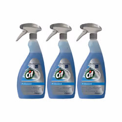 Cif Professional Window & Multi Surface Cleaner Spray 750ml (Pack of 3)