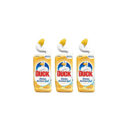 Duck Toilet Liquid Cleaner Citrus 750ml (Pack of 3)