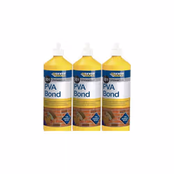 Everbuild 501 Universal PVA Bond, 500 ml PVA05L (Pack of 3)