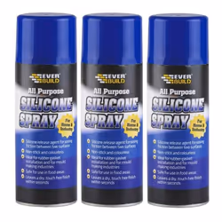 Everbuild All Purpose Silicone Spray, 400 ml SILSPRAY (Pack of 3)