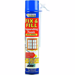 Everbuild Fix and Fill Quick Setting Expanding Foam, 750 ml   EVFF7 (Pack of 3)