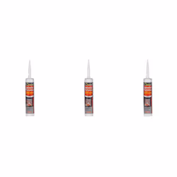 Everbuild General Purpose Silicone, Clear, 310 ml 12GPSTR (Pack of 3)
